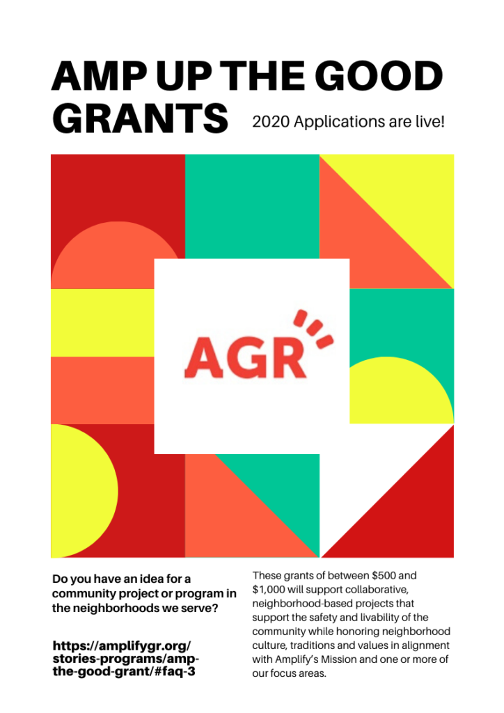 AMP the GOOD Grants Open for Application Amplify GR